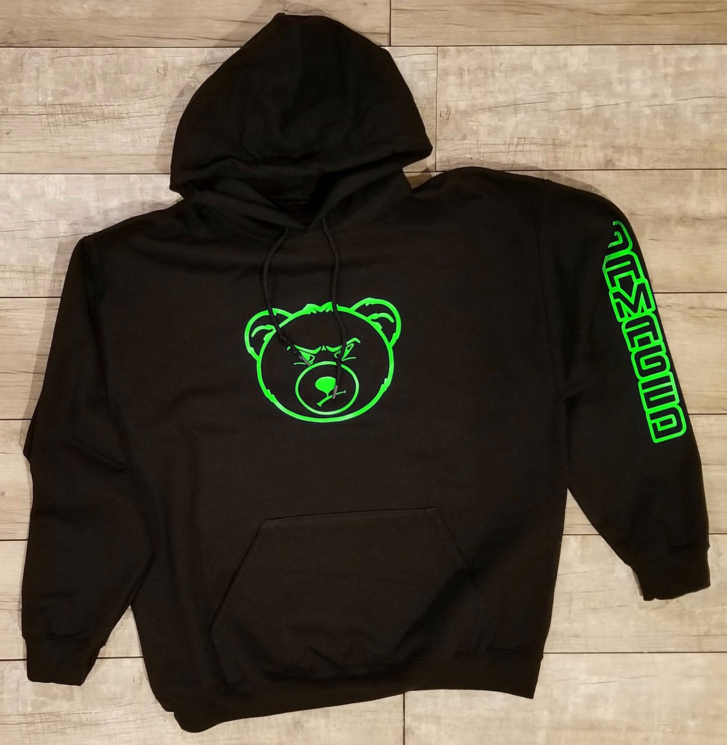 Black "Classic Damaged" Hoodie