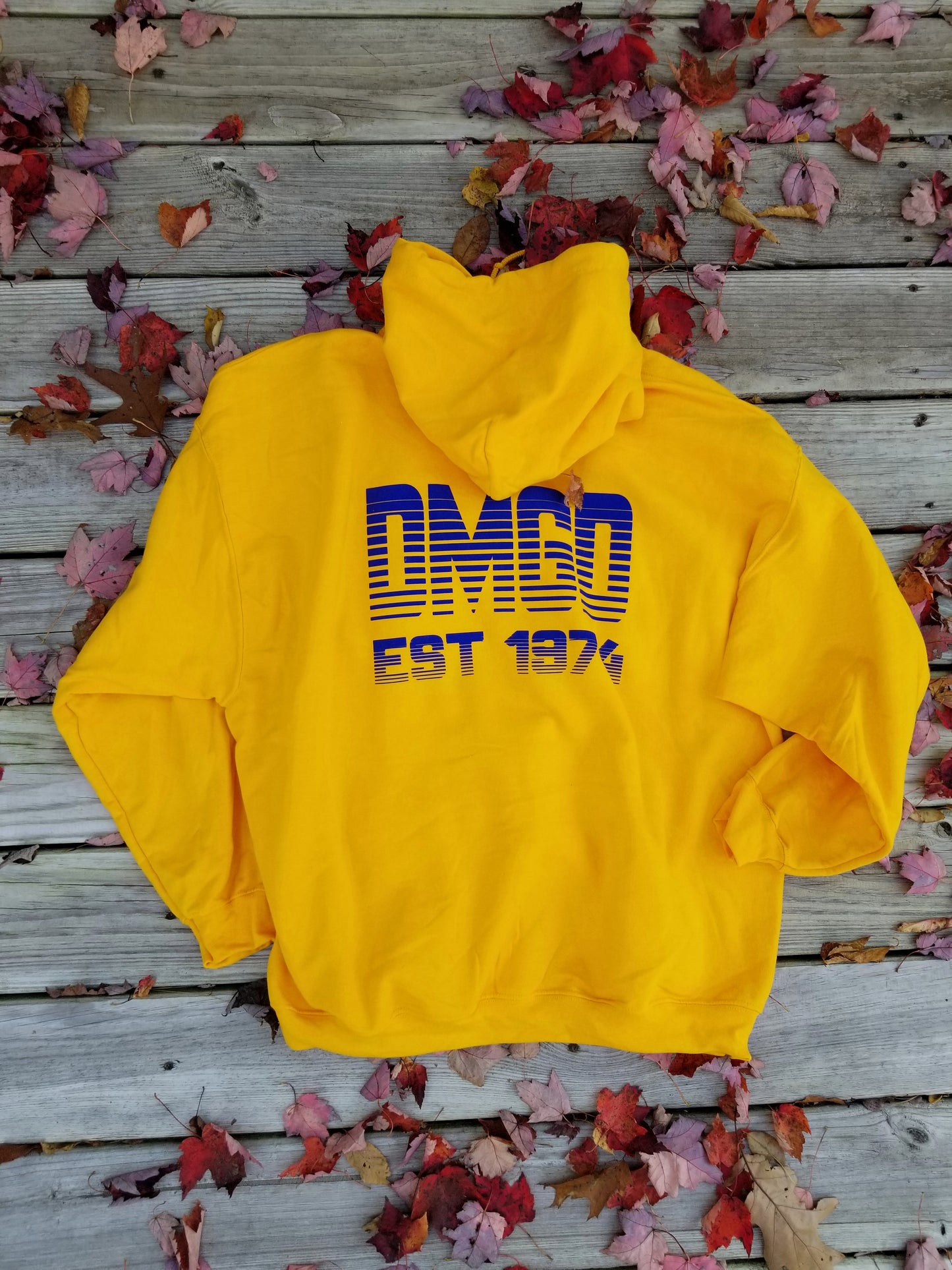 Golden Yellow w/Royal Blue "DMGD" Hoodie