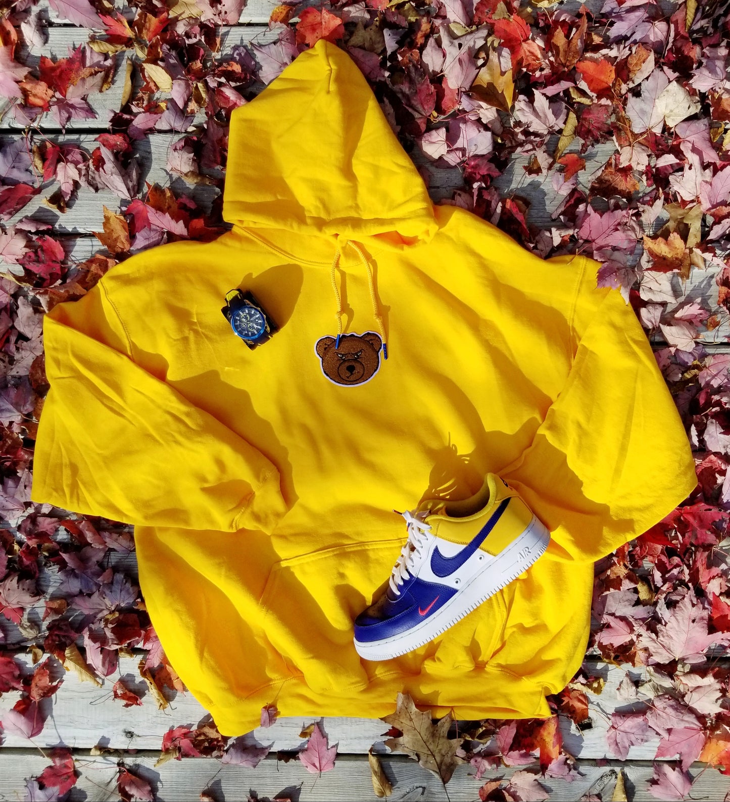 Golden Yellow w/Royal Blue "DMGD" Hoodie
