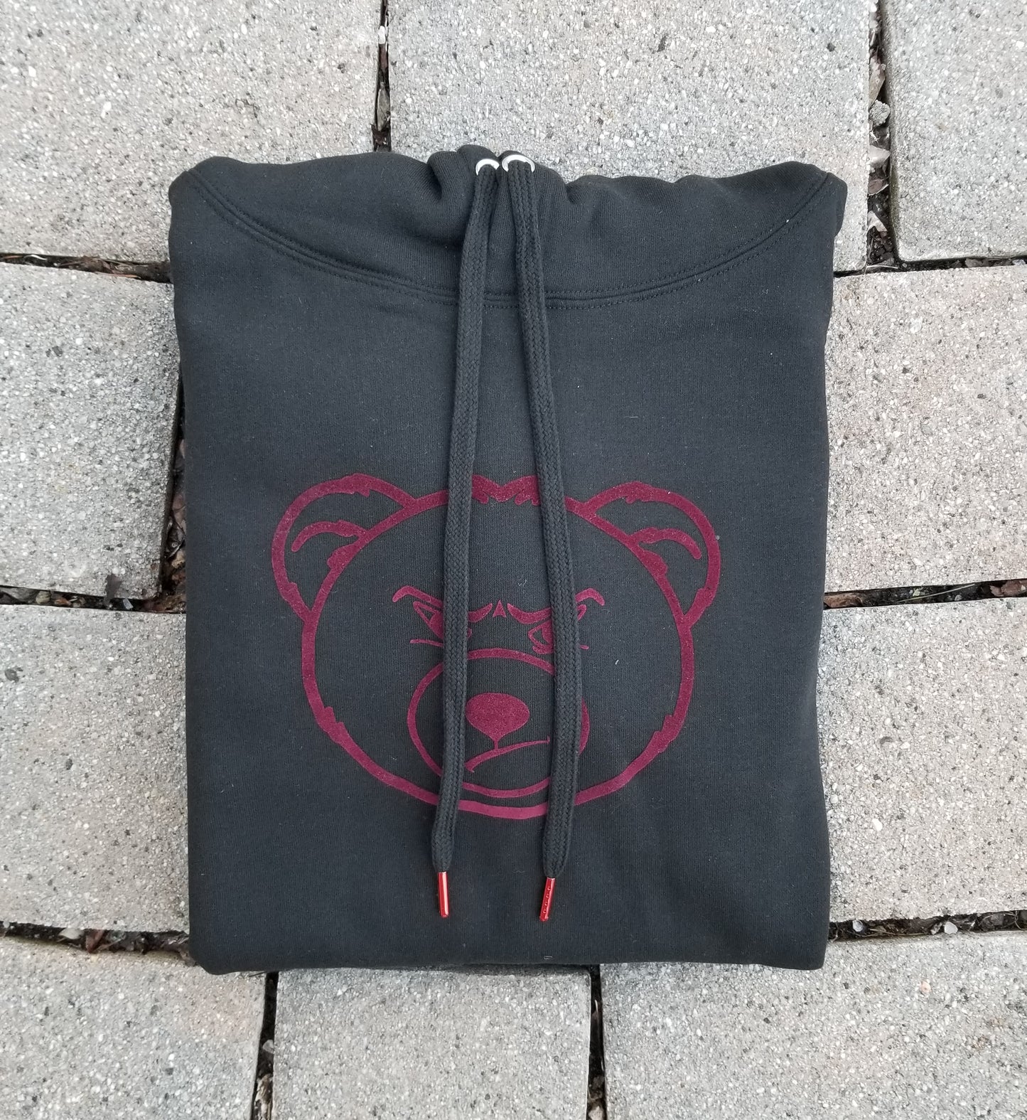 Black "Classic Damaged" Hoodie