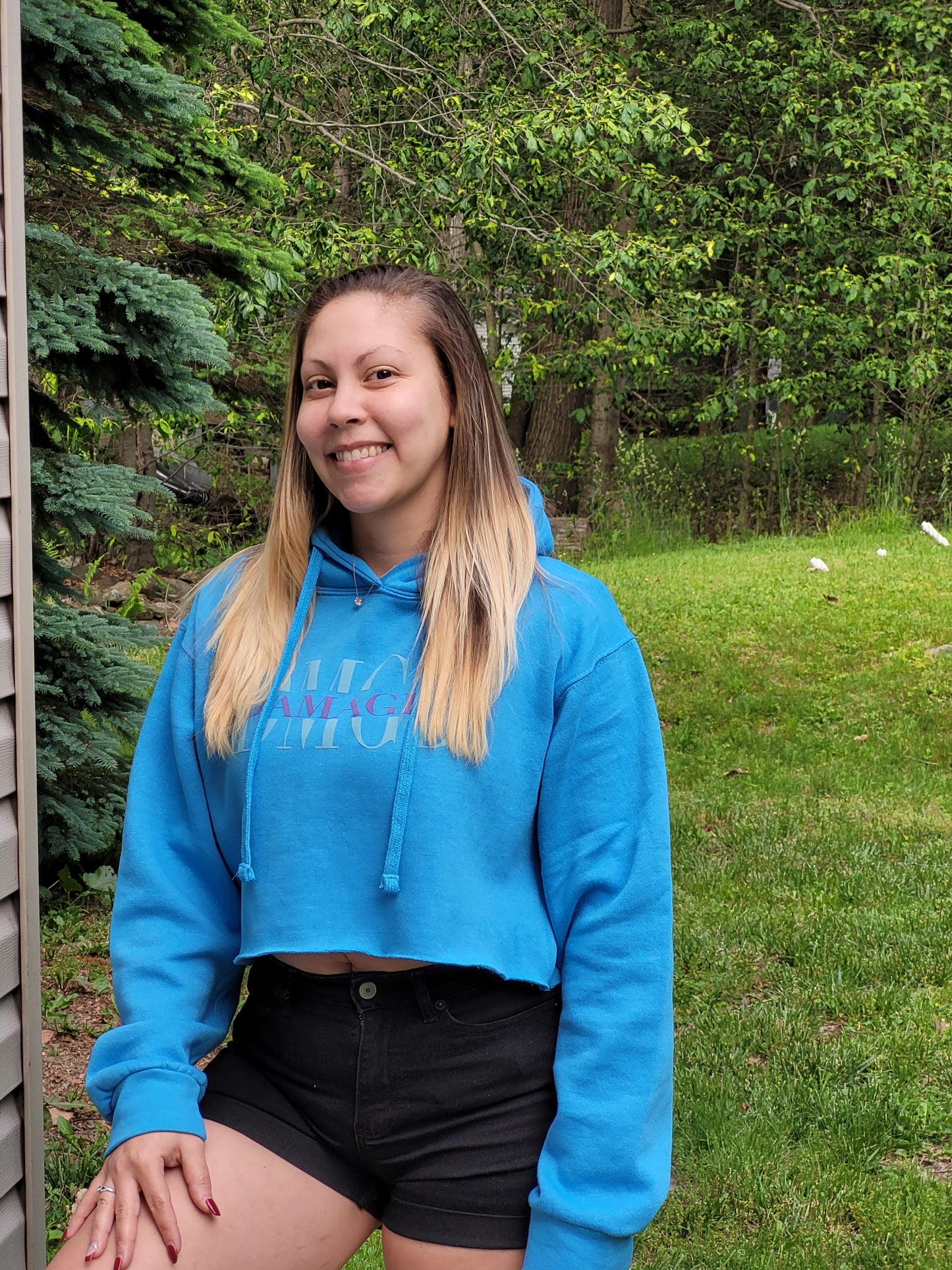 "Skye" Cropped Hoodie