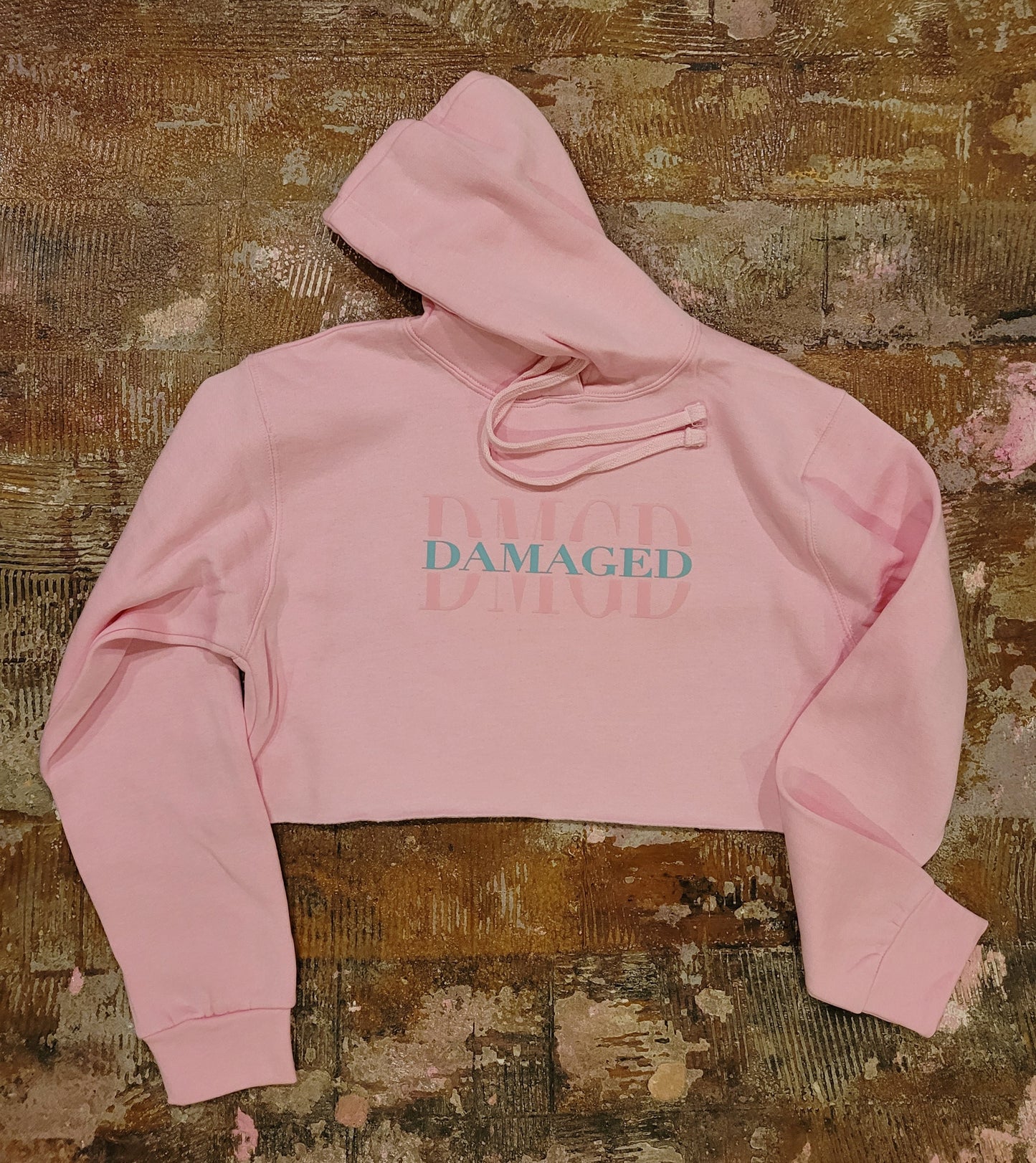 "Bubblegum" Cropped Hoodie
