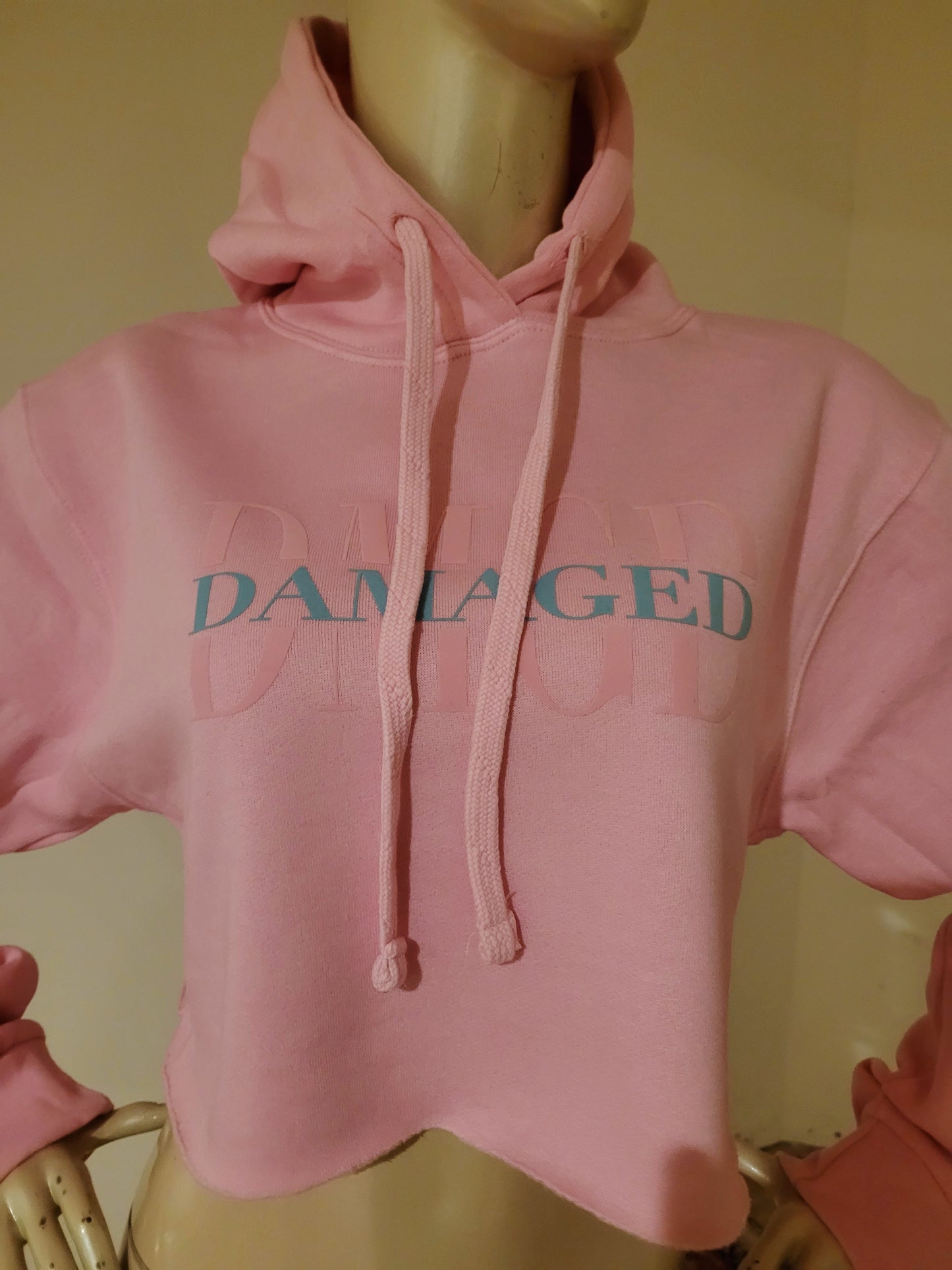 "Bubblegum" Cropped Hoodie