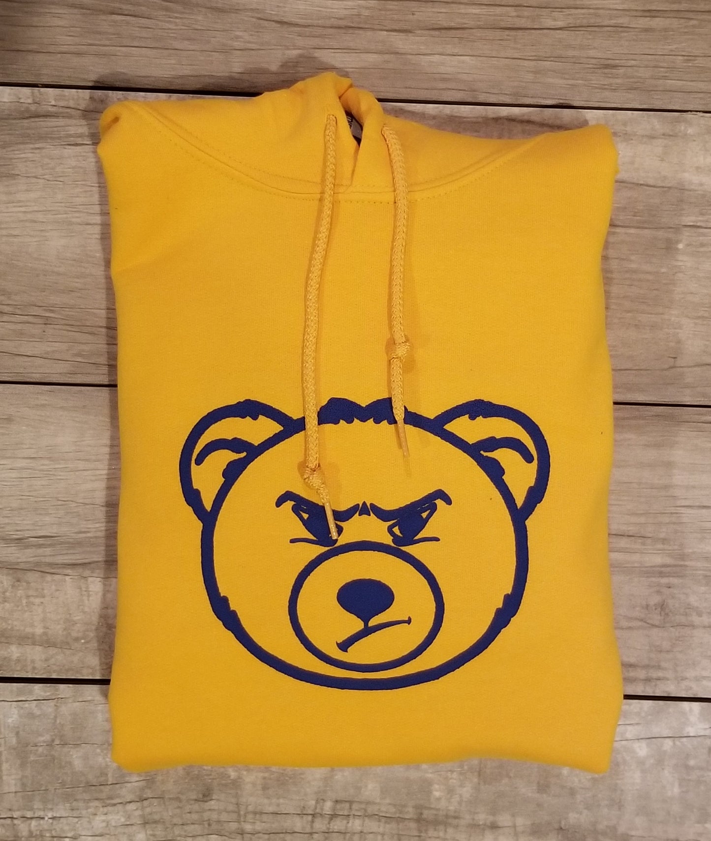 Yellow "Classic Damaged" Hoodie