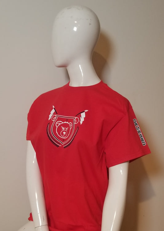 Red "Heraldic" T Shirt