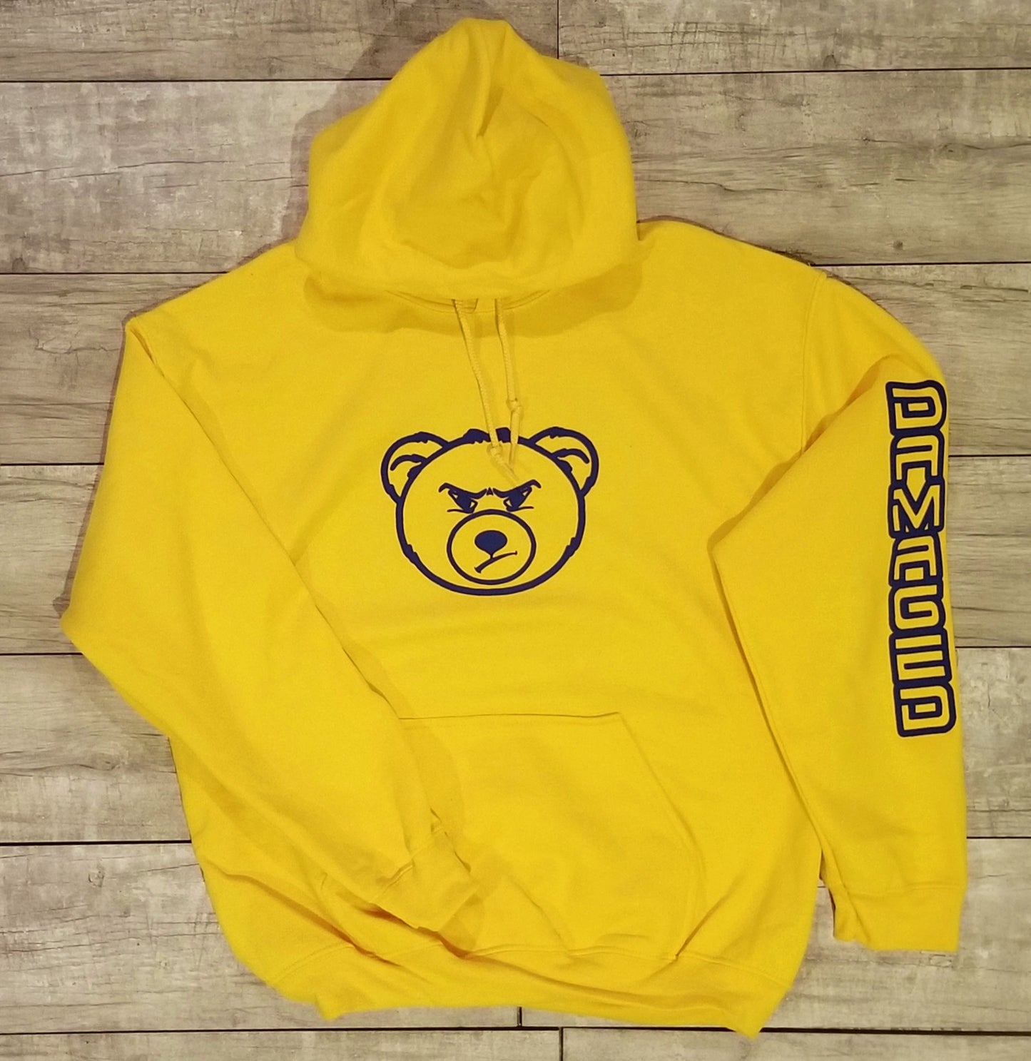 Yellow "Classic Damaged" Hoodie