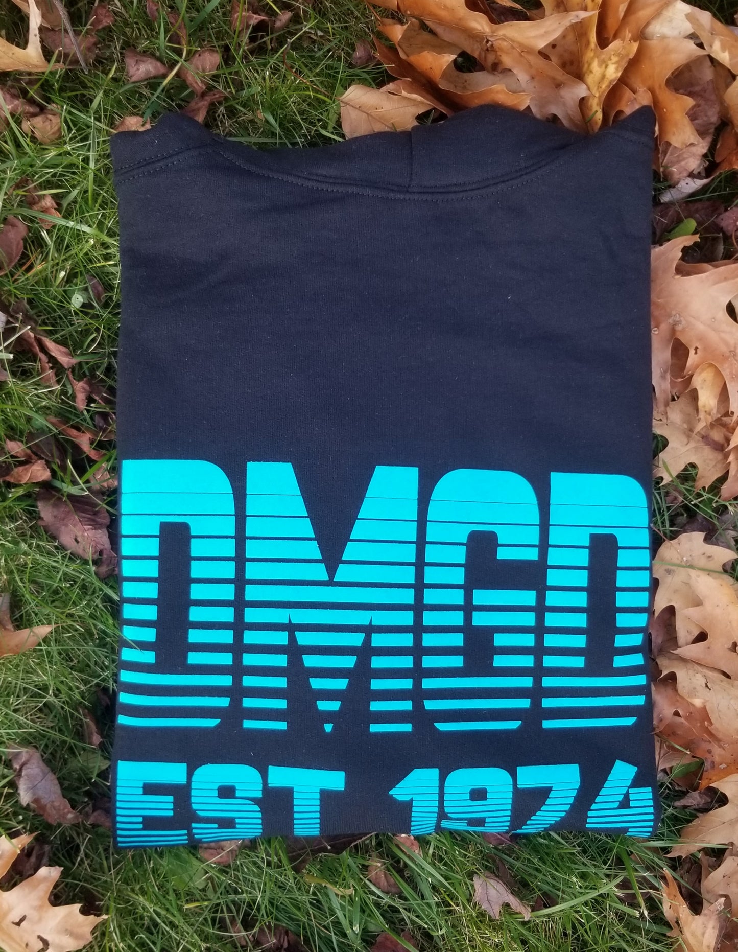 Black w/Turquoise "DMGD" Hoodie