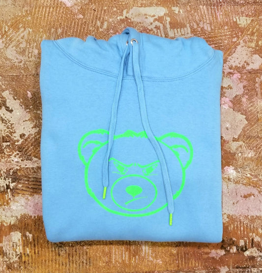 Sky Blue "Classic Damaged" Hoodie