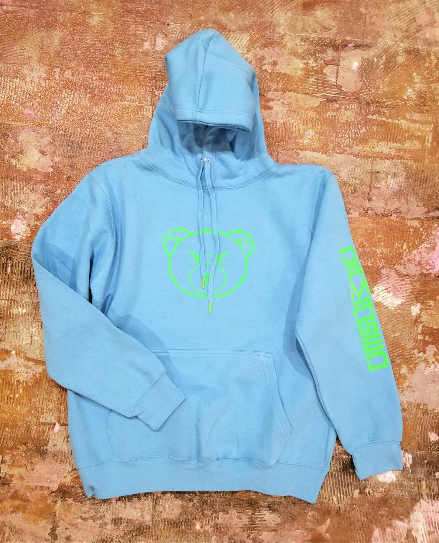 Sky Blue "Classic Damaged" Hoodie