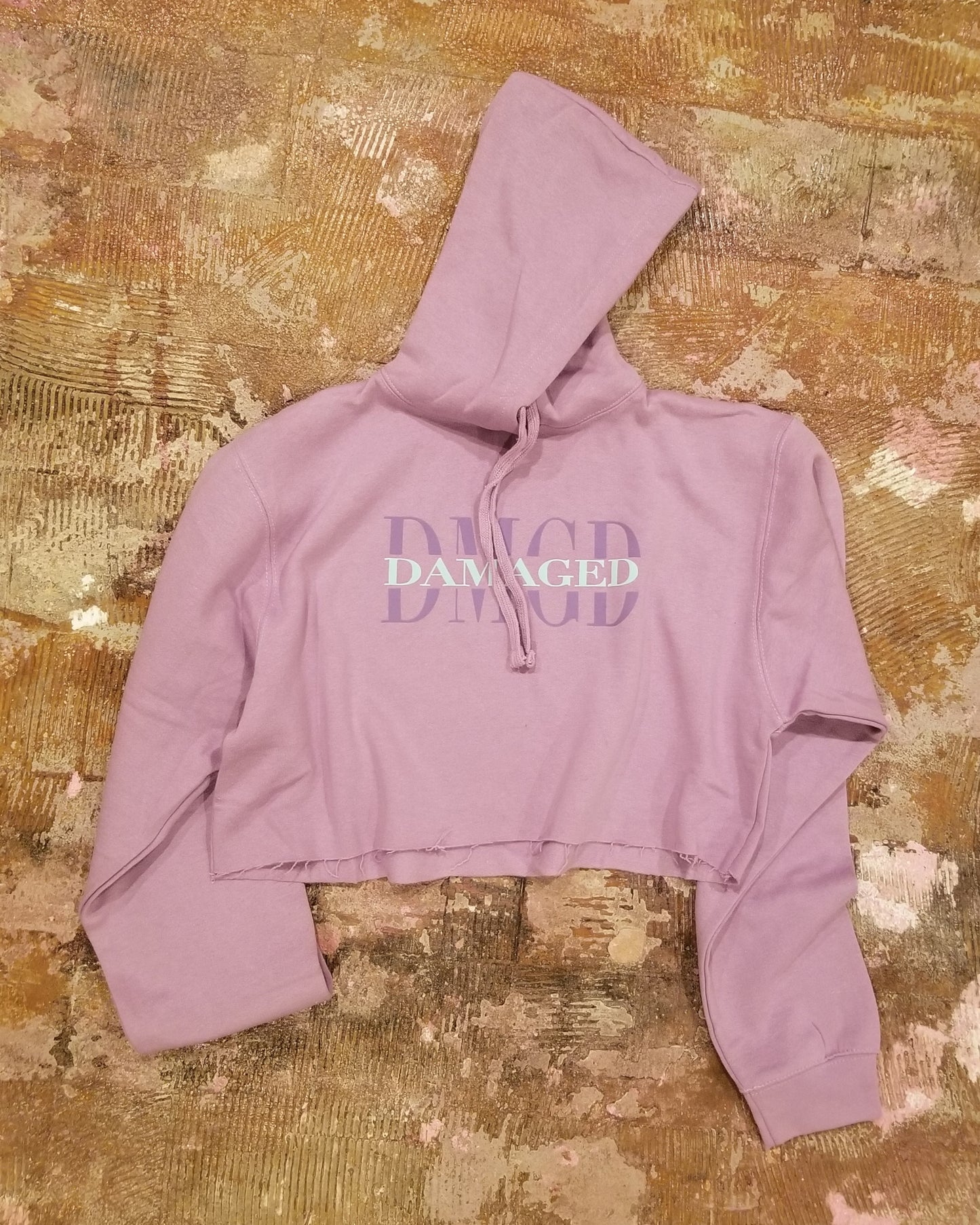 "Lilac" Cropped Hoodie