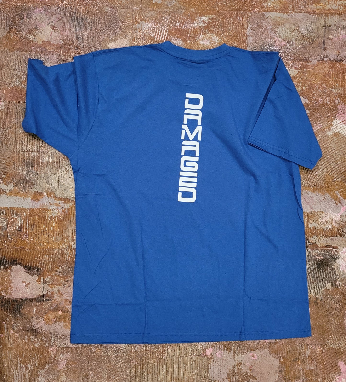 Royal Blue "Classic Damaged" T Shirt