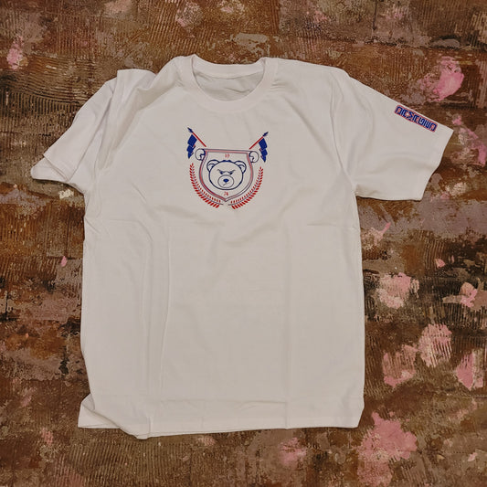 White "Heraldic" T Shirt