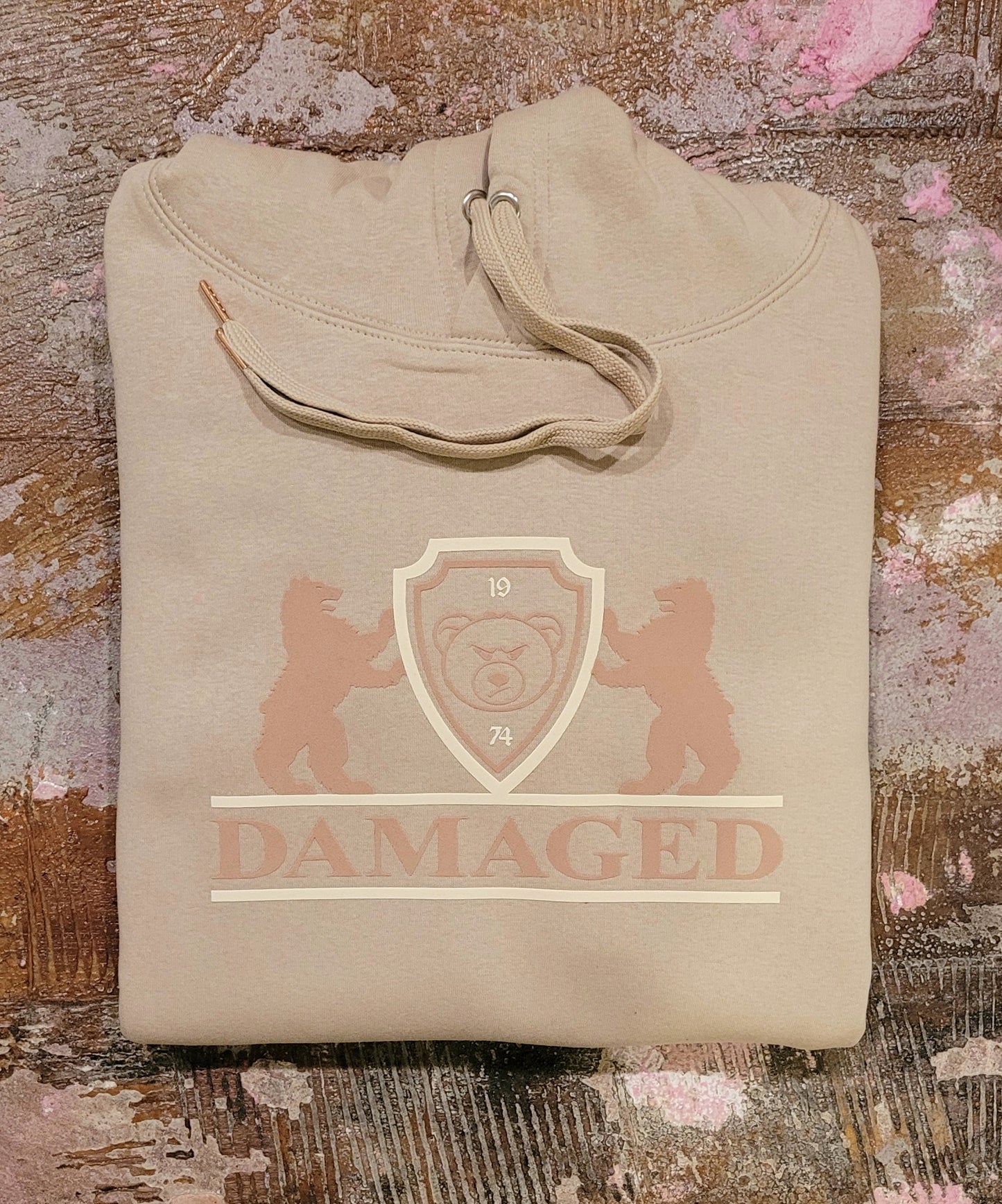 Sand "Damaged Heraldry" Hoodie
