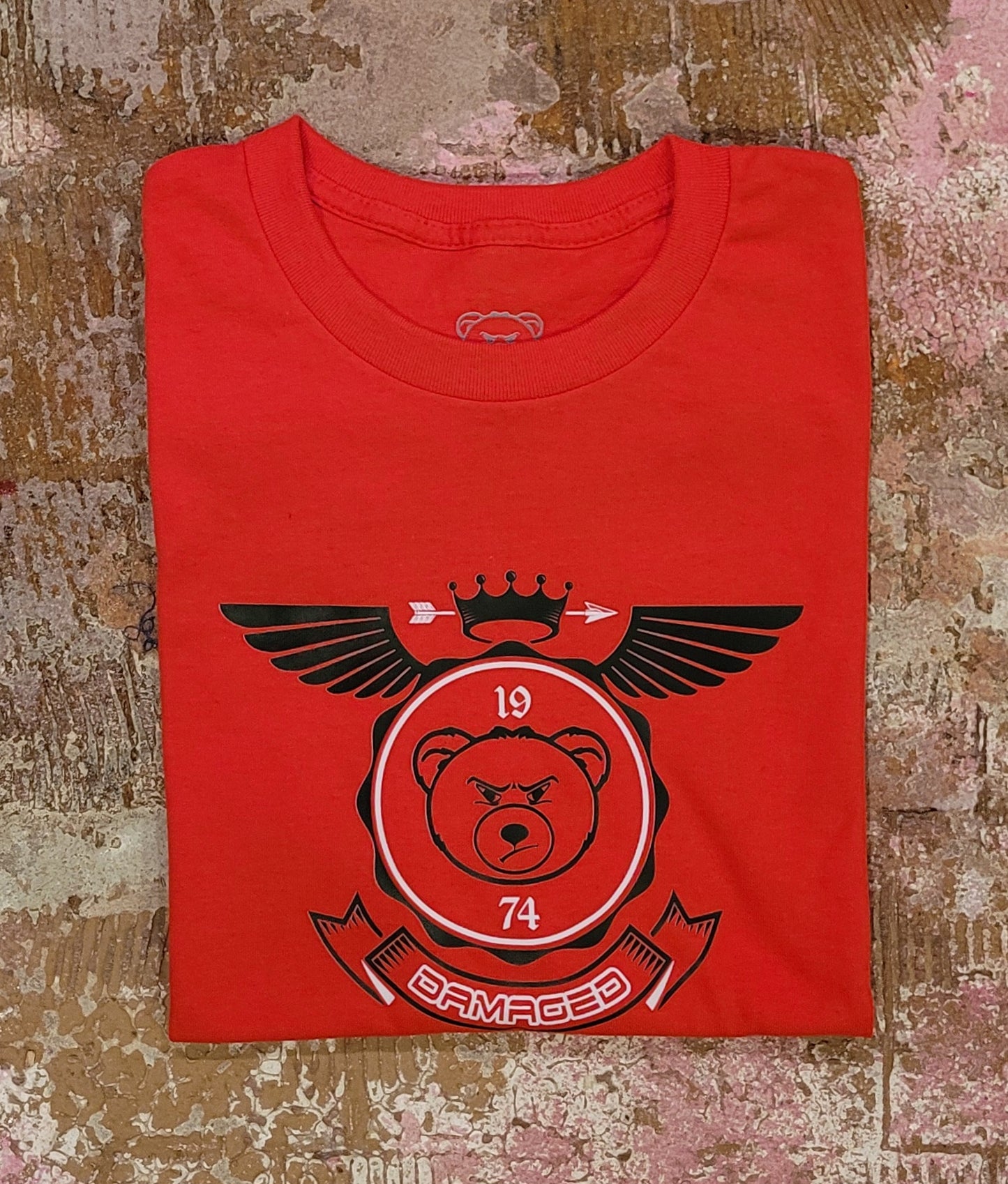 Red "Heraldric" T Shirt