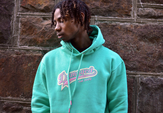 Mint "Damaged U" Hoodie