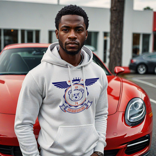 White "Heraldric" Hoodie