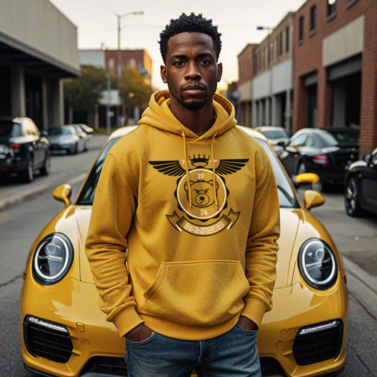 Yellow "Heraldric" Hoodie