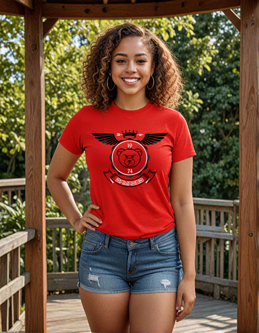 Red "Heraldric" T Shirt